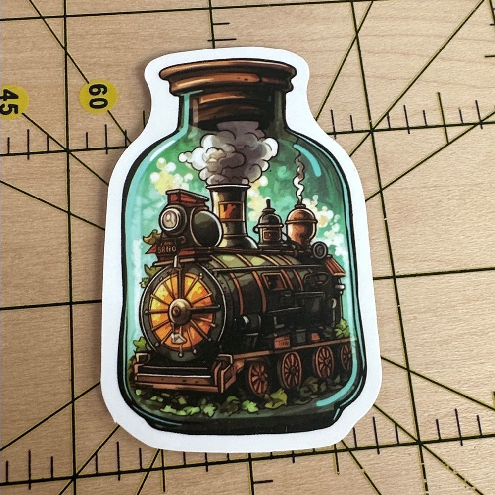 💜13/$13 +Bundle Sticker Sale | Aesthetic Travel Train Waterproof Sticker